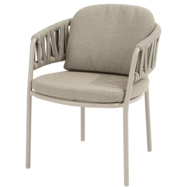 Calma dining tuinstoel latte Taste 4SO, Tuin en Terras, Tuinstoelen, Nieuw, Ophalen of Verzenden