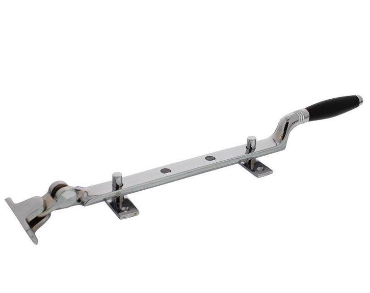 Intersteel raamuitzetter Ton met stelpen chroom/ebbenhout, Doe-het-zelf en Verbouw, Hang- en Sluitwerk, Verzenden