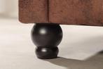 Design hoekbank CHESTERFIELD 270cm Antiek Bruin Microvezel, Huis en Inrichting, Ophalen of Verzenden, Nieuw