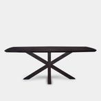Tafel Deens Ovaal eikenhout  Matrix hout  220x100, Huis en Inrichting, Tafels | Eettafels, Nieuw
