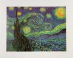 Vincent van Gogh (after) - Starry Night 1889 - Artprint - 40, Antiek en Kunst