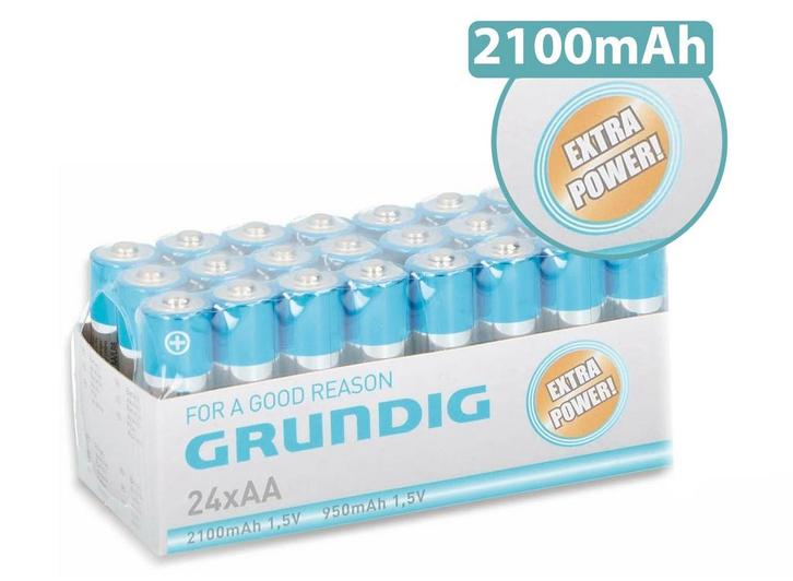 24 Grundig Batterijen - AAA, Audio, Tv en Foto, Accu's en Batterijen, Nieuw, Verzenden