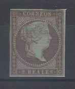 Spanje 1855 - Elizabeth II filigrane banden - Edifil nº 42, Postzegels en Munten, Postzegels | Europa | Spanje, Gestempeld