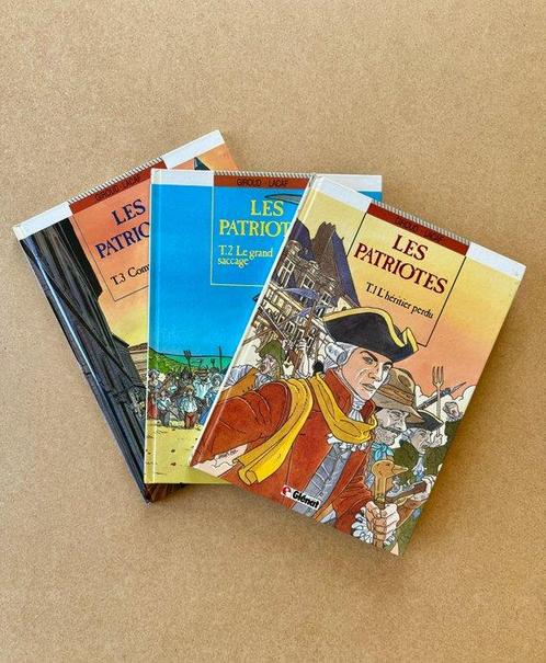 Les Patriotes T1 à T3 + 2x dédicace - Série complète - 3x C, Boeken, Stripboeken
