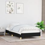 Bedframe 90x190 Zwart - Tweedekansje - Super Deal!, 90 cm, Eenpersoons, Zwart, Nieuw