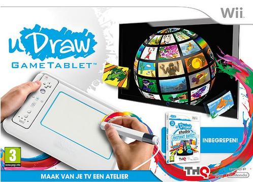 uDraw Game tablet inclusief instant artist (wii nieuw), Spelcomputers en Games, Games | Nintendo Wii, Nieuw, Ophalen of Verzenden