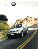 2001 BMW X5 BROCHURE DUITS, Nieuw, BMW, Author