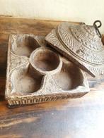 Spice box - Hout - India - 19e eeuw
