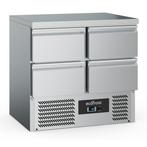 Ecofrost Koelwerkbank 220L | 4 Laden | Statisch + Ventilator, Witgoed en Apparatuur, Koelkasten en IJskasten, Ophalen of Verzenden