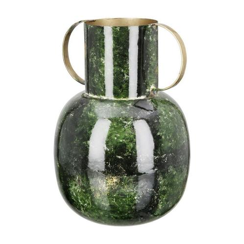 Metalen decoratieve bolvormige vaas “Grana”, Huis en Inrichting, Woonaccessoires | Vazen, Nieuw, Verzenden