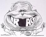 Pentekening Amerika - Mccain tanden (lijst optie), Verzenden