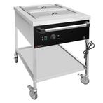GGM Gastro | Bain marie warmhoudwagen - 2x GN 1/1 | TWK1758, Verzenden