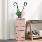 vidaXL Paraplubak Roze 15,5x15,5x49 cm Staal, Huis en Inrichting, Verzenden, Nieuw