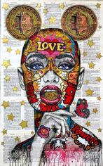 Margot Laffon - Captain Bitcoin - XL Original painting