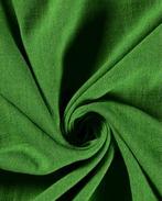 Viscose Linnen Slub Groen, Hobby en Vrije tijd, Stoffen en Lappen, Nieuw, Groen