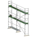 Compleet steiger systeem Staal of Aluminium slim en modulair, Zakelijke goederen, Machines en Bouw | Liften, Steigers en Ladders