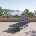 Ligbed Baragiano 197x64x30 cm antraciet en donkergrijs casa., Tuin en Terras, Ligbedden, Verzenden, Nieuw