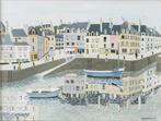 Micheline Evrard BOYADJIAN (1923-2019) - Port à Belle Ile, Antiek en Kunst