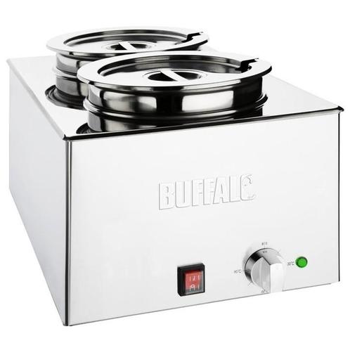 Bain-Marie Hotpot | Elektrisch | 2x 5.2L | 30°C/90°C | 1.2kW, Zakelijke goederen, Horeca | Keukenapparatuur, Nieuw in verpakking