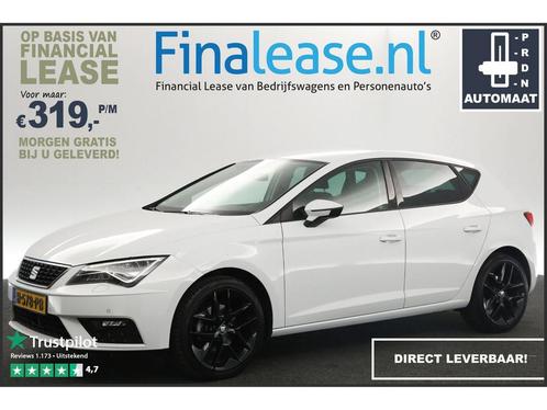 SEAT Leon 1.5 TSI FR 150PK AUT Camera Clima Cruise €327pm, Auto's, Seat, Te koop, Automaat, Overige carrosserieën, Benzine, Wit