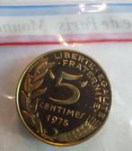 Frankrijk. 5 Centimes 1975 Marianne. Piéfort (Zonder