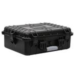 vidaXL Flightcase draagbaar 52x40x19 cm PP zwart, Verzenden, Nieuw
