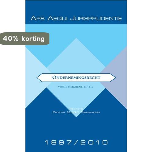 Jurisprudentie Ondernemingsrecht 1897-2010 9789069167954, Boeken, Wetenschap, Gelezen, Verzenden