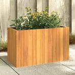 vidaXL Plantenbak 59x27,5x35 cm massief acaciahout, Tuin en Terras, Verzenden, Nieuw, Hout