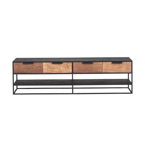 *WOONWINKEL* DTP Home Cosmo Teak Tv Meubel, Huis en Inrichting, Kasten | Televisiemeubels, Nieuw, Verzenden