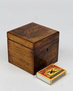 Kist - Hout - Tabak kistje, Antiek en Kunst