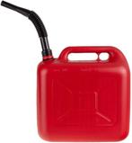 Jerrycan 10 Liter Inhoud - Flexibele Tuit - Kunststof Benzin, Ophalen of Verzenden