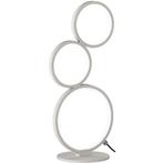 LED Tafellamp - Rond - Mat Zwart - Warm Wit 3000K, Huis en Inrichting, Lampen | Tafellampen, Ophalen of Verzenden, Nieuw, Metaal