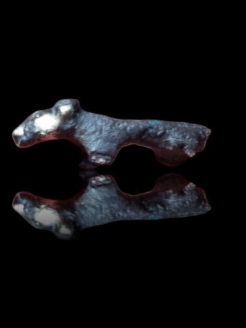 Oud-Romeins Stunning Gold Gilded Mouse Beeld - 22 mm (Zonder, Antiek en Kunst, Antiek | Overige Antiek