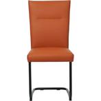 Leren eetkamerstoel Retro - Toledo Cotto (cognac) - Sledepo, Huis en Inrichting, Stoelen, Overige kleuren, Leer, Ophalen of Verzenden