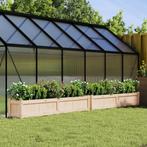 vidaXL Plantenbakken 2 st cm massief grenenhout, 100 cm of meer, Verzenden, Nieuw, Hout