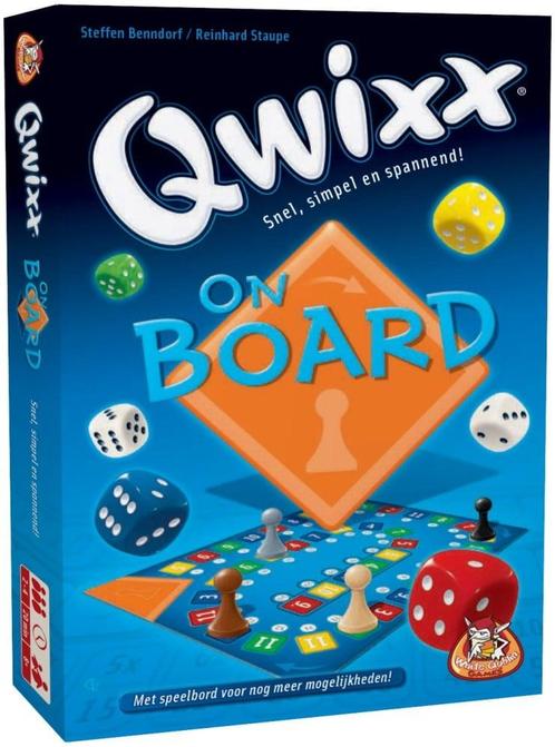 Qwixx - On Board | White Goblin Games - Gezelschapsspellen, Hobby en Vrije tijd, Gezelschapsspellen | Bordspellen, Nieuw, Verzenden