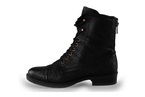 Manfield Veterboots in maat 39 Zwart | 10% extra korting, Kleding | Dames, Schoenen, Zwart, Zo goed als nieuw, Overige typen, Verzenden