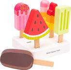 Woet® Houten IJsjes Speelgoed - 6-delige Kleurrijke IJsjes, Ophalen of Verzenden, Zo goed als nieuw