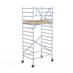 Rolsteiger Basic 135x190 5,2m werkhoogte tegen de gevel, Doe-het-zelf en Verbouw, Steigers, Verzenden, Nieuw, Rolsteiger of Kamersteiger
