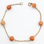 Armring - 18 karaat Geel goud - 12.00ct. tw. Koraal