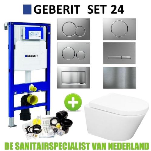 Geberit UP320 Toiletset set24 Wiesbaden Vesta Rimless 52 cm, Doe-het-zelf en Verbouw, Sanitair, Overige typen, Nieuw, Ophalen of Verzenden