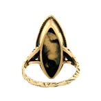 Gouden ring met diamant 14 krt/925, Ophalen of Verzenden, Nieuw
