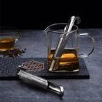 RVS Buis Thee Infuser met Haak – Herbruikbare Thee Filter, Verzenden, Nieuw