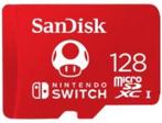SanDisk Memory Card MicroSDXC UHS-I Class 3-Mushroom 128GB, Computers en Software, Harde schijven, Ophalen of Verzenden, Zo goed als nieuw