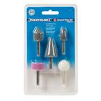Silverline Slijpstenen set - Aluminiumoxide - Diverse vor..., Ophalen of Verzenden, Nieuw