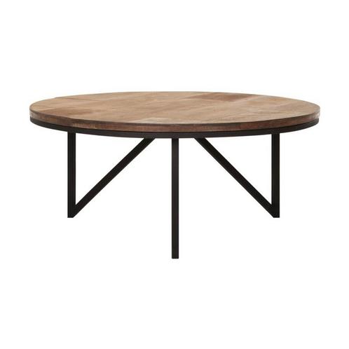 *WOONWINKEL* DTP Home Odeon Teak Salontafel Rond 80 Cm, Huis en Inrichting, Tafels | Salontafels, Nieuw, Verzenden