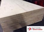 Werkblad-Timmerpaneel- Keukenblad 32mm vuren, Nieuw, Hout, 20 tot 50 mm