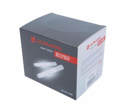 Ultimate Light Stick Bulk Box (50 x 2pcs), Watersport en Boten, Hengelsport | Algemeen, Overige typen, Nieuw, Verzenden