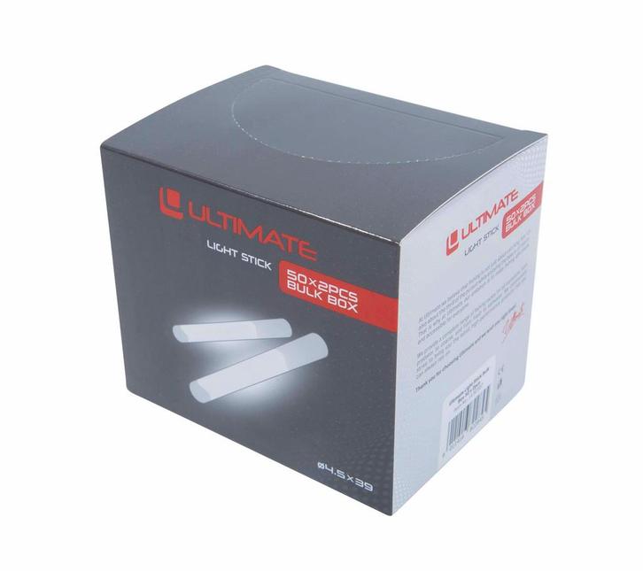 Ultimate Light Stick Bulk Box (50 x 2pcs), Watersport en Boten, Hengelsport | Algemeen, Overige typen, Nieuw, Verzenden