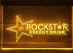 Rockstar energy drink neon bord lamp LED  verlichting reclam, Verzamelen, Verzenden, Nieuw